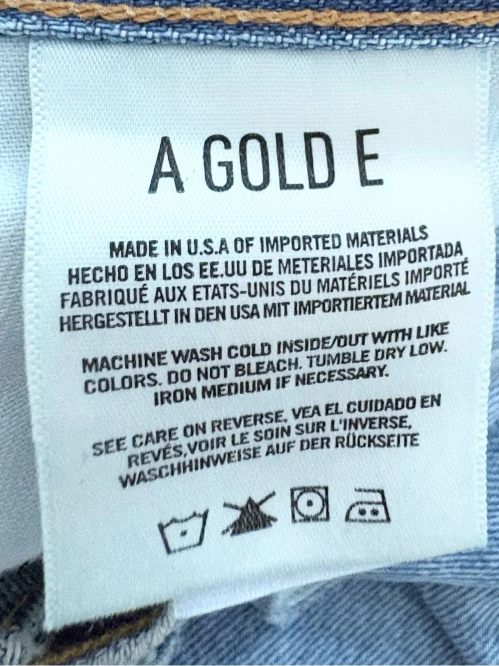 AGolde 90s Jean Size 28